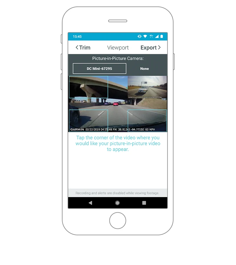 Dash cam auto sync